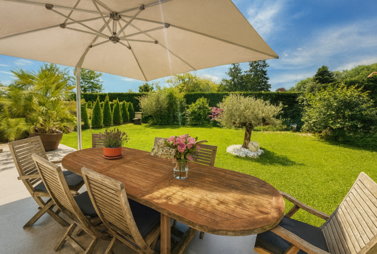 Magnifique rez-de-jardin contemporain, esprit villa avec terrasse 92 m² et jardin 175 m² plein sud